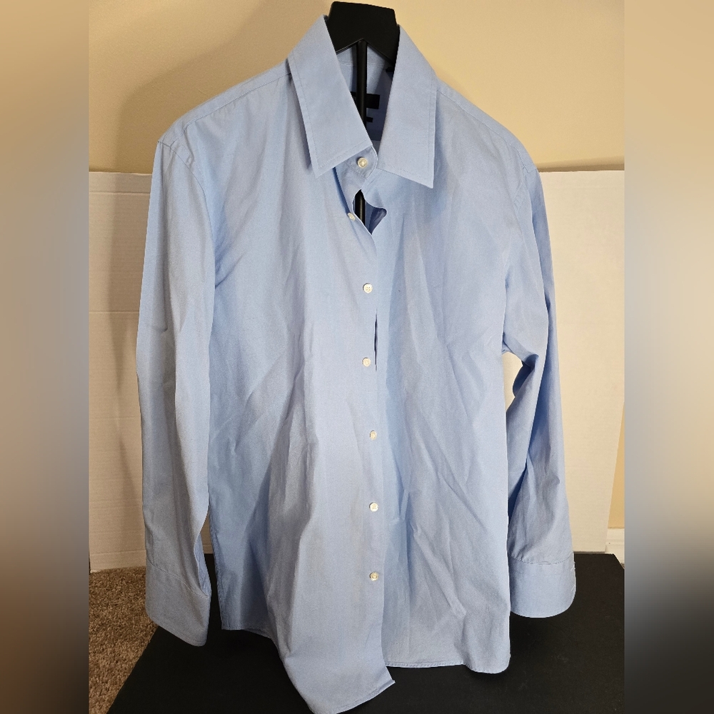 BOSS HUGO BOSS SLIM FIT SHIRT MENS SZ 17 1/2/ 32/33 Pale Blue